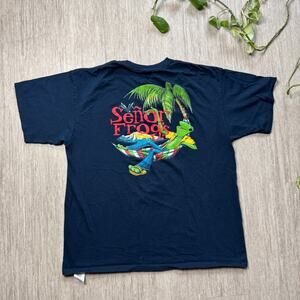 Vintage Senor Frogs Cancun Mexico Men's Short Sleeve Crew Neck T Shirt M Blue